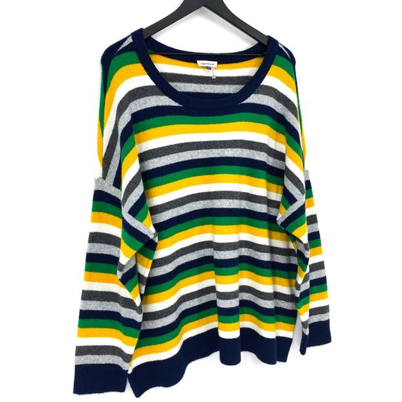 COURT & ROWE Wool Blend Striped Sweater - Picture 2 of 16